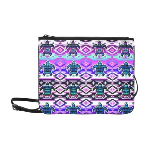 Adobe Dance Turtle Slim Clutch Bag