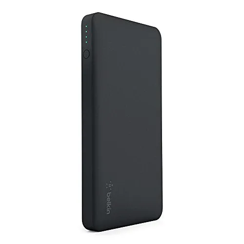 Belkin Pocket Power 10,000mAh Durable Ultra Slim Portable Charger/Power Bank/Battery Pack (Black)