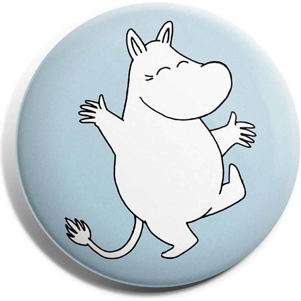 Button Badge Dancing Moomintroll