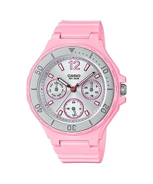 Casio Women's Diver Style Pink Resin Band Watch LRW250H-4A2 LRW-250H-4A2