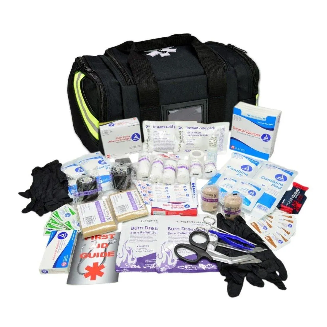 Compact First Responder Trauma Bag w/Basic Fill Kit