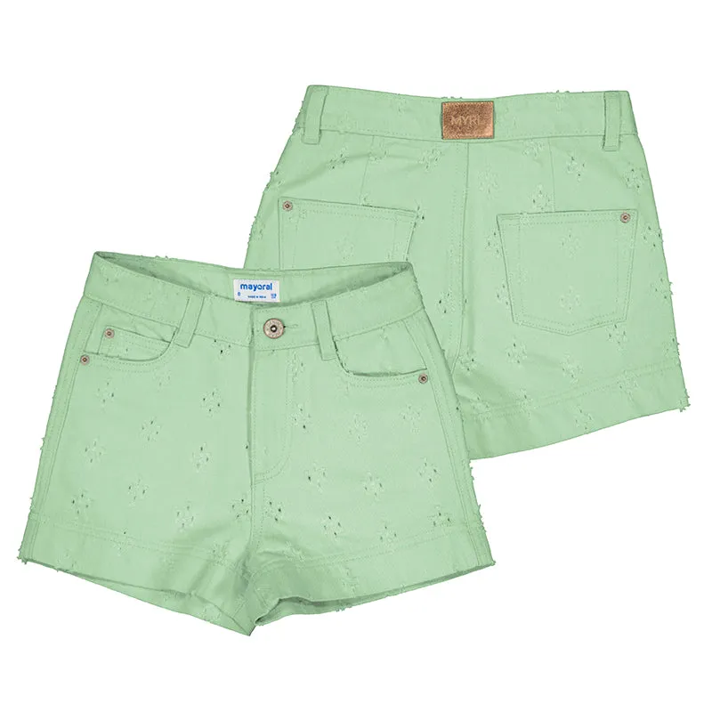 Cotton Eyelet Short