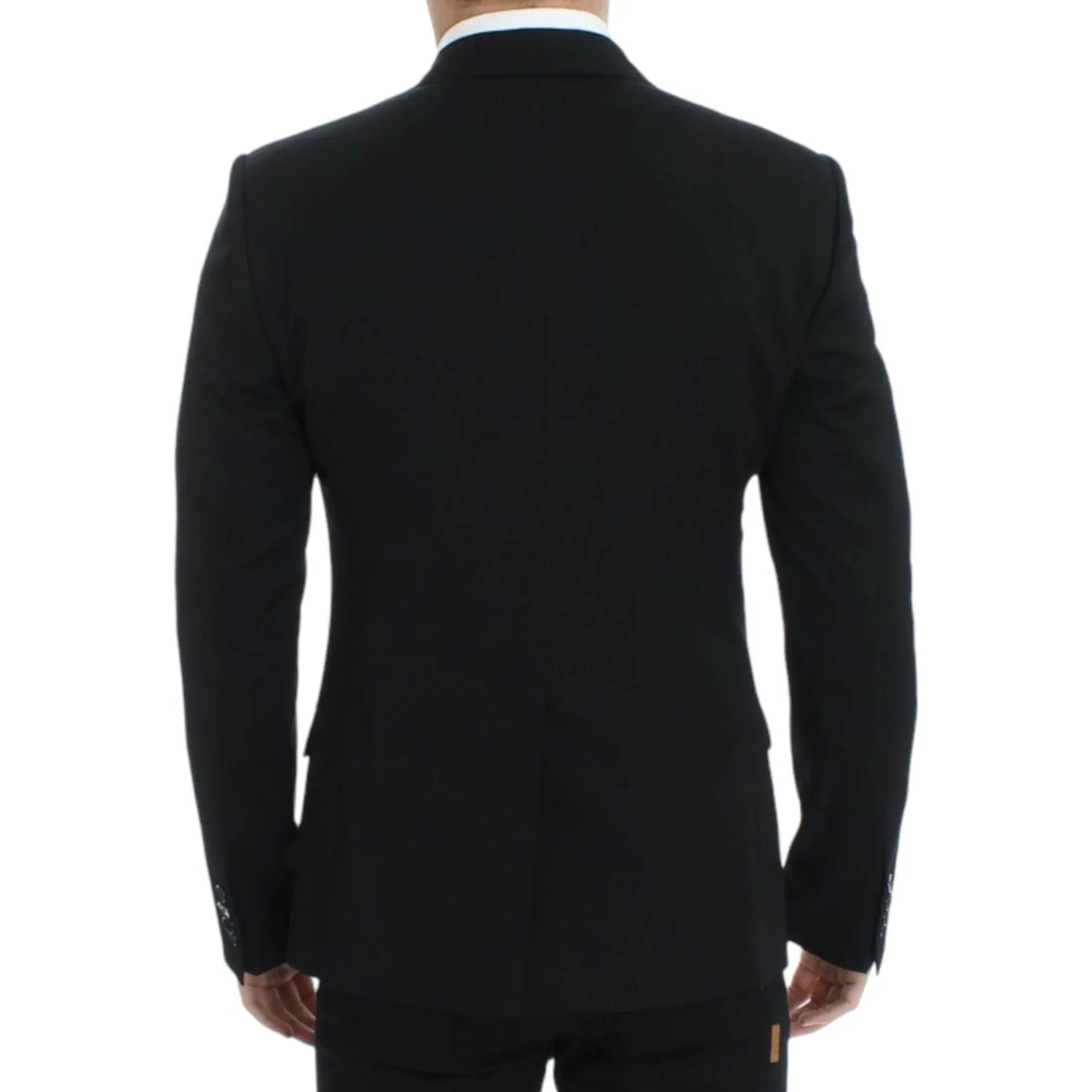 Dolce & Gabbana Elegant Slim Fit Black Wool Blazer