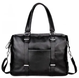 Elegant PU Leather Travel Duffle Bag