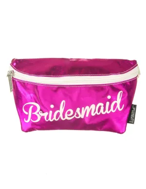 Fanny Pack | Slim |BRIDESMAID Metallic Magenta