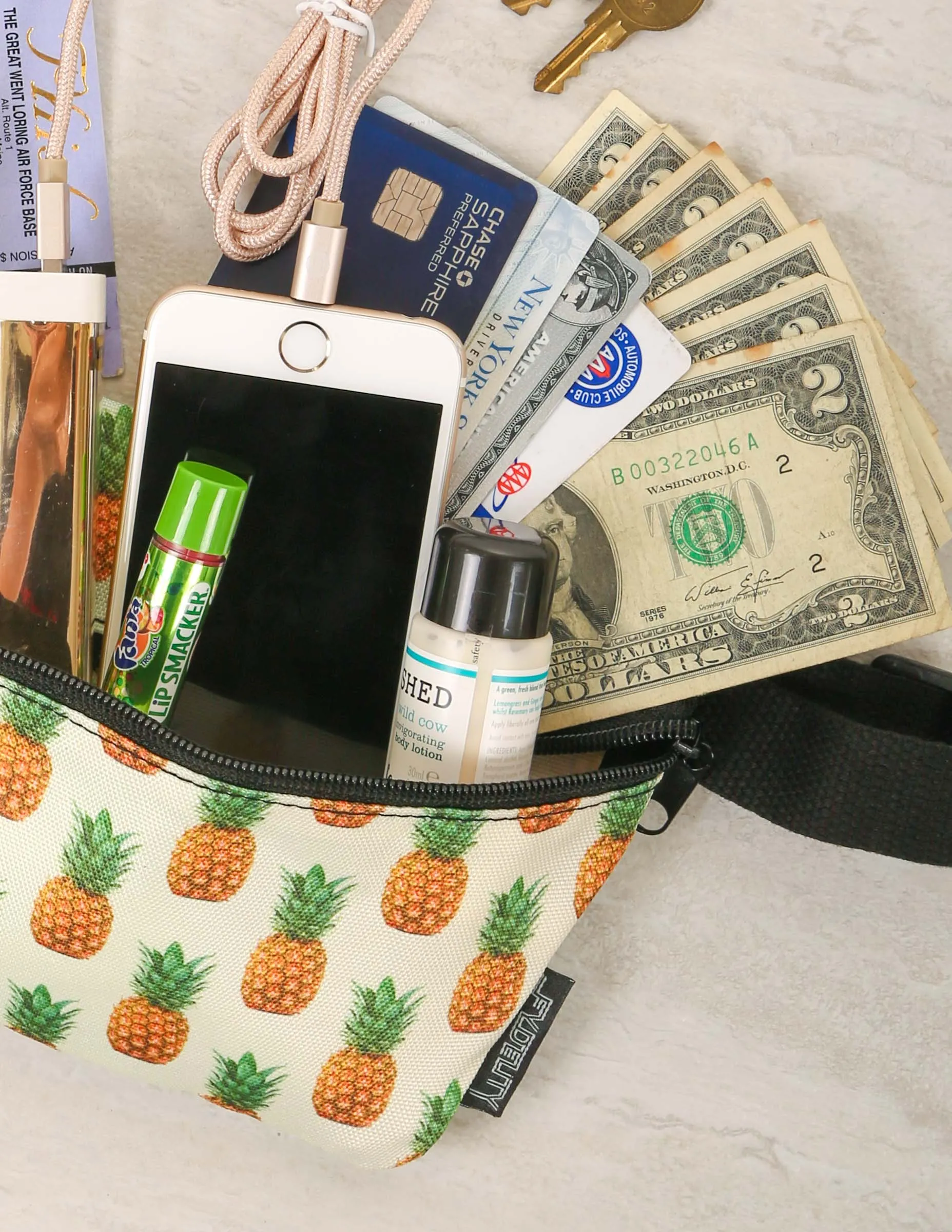 Fanny Pack | Slim |Pineapple