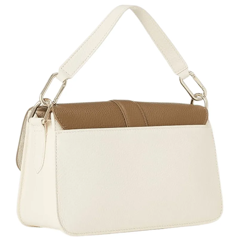 Furla Sofia Grainy Small Top Handle - Fango   Miele   Pergamena