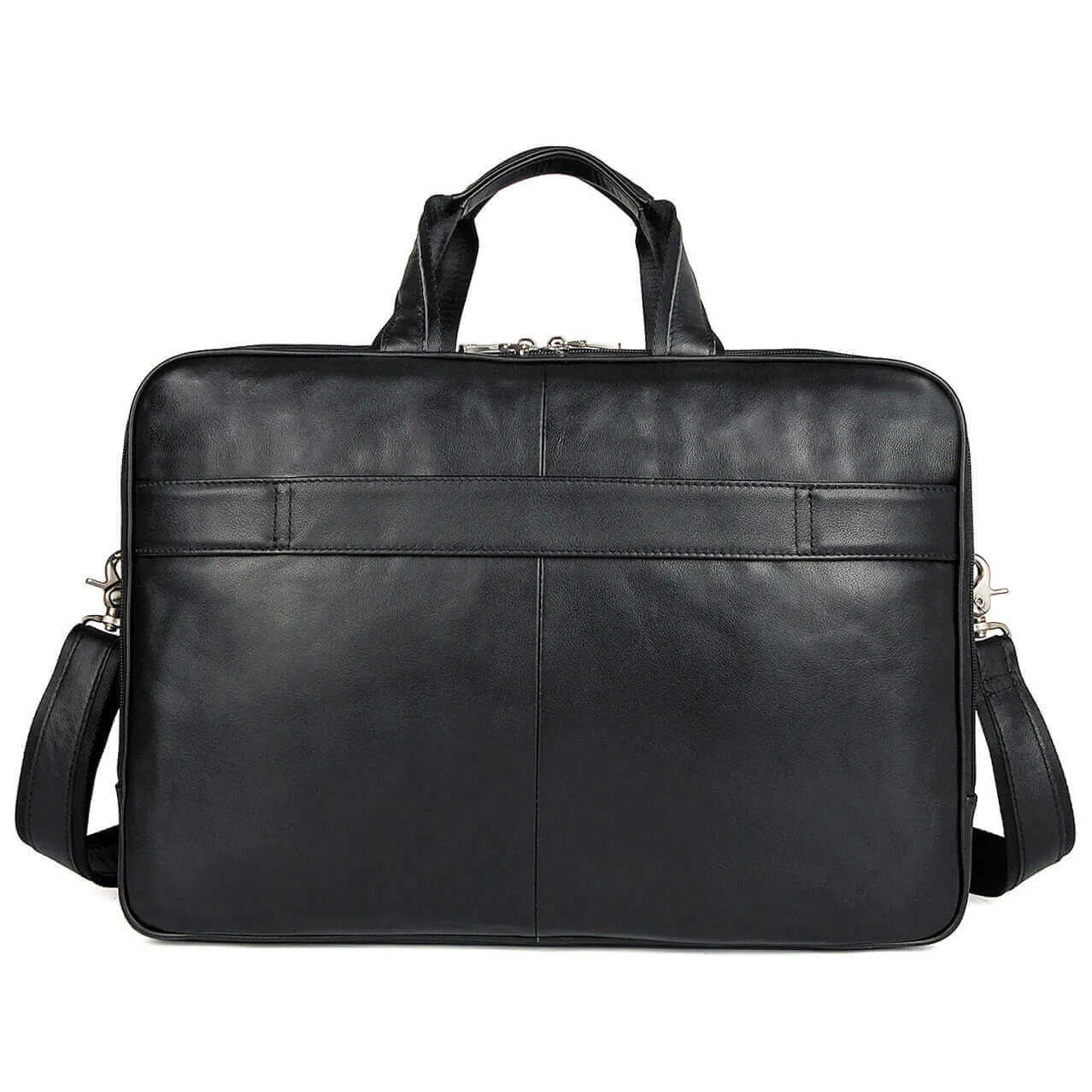 Genuine Leather 17-Inch Laptop Bag for Men – Sleek & Functional