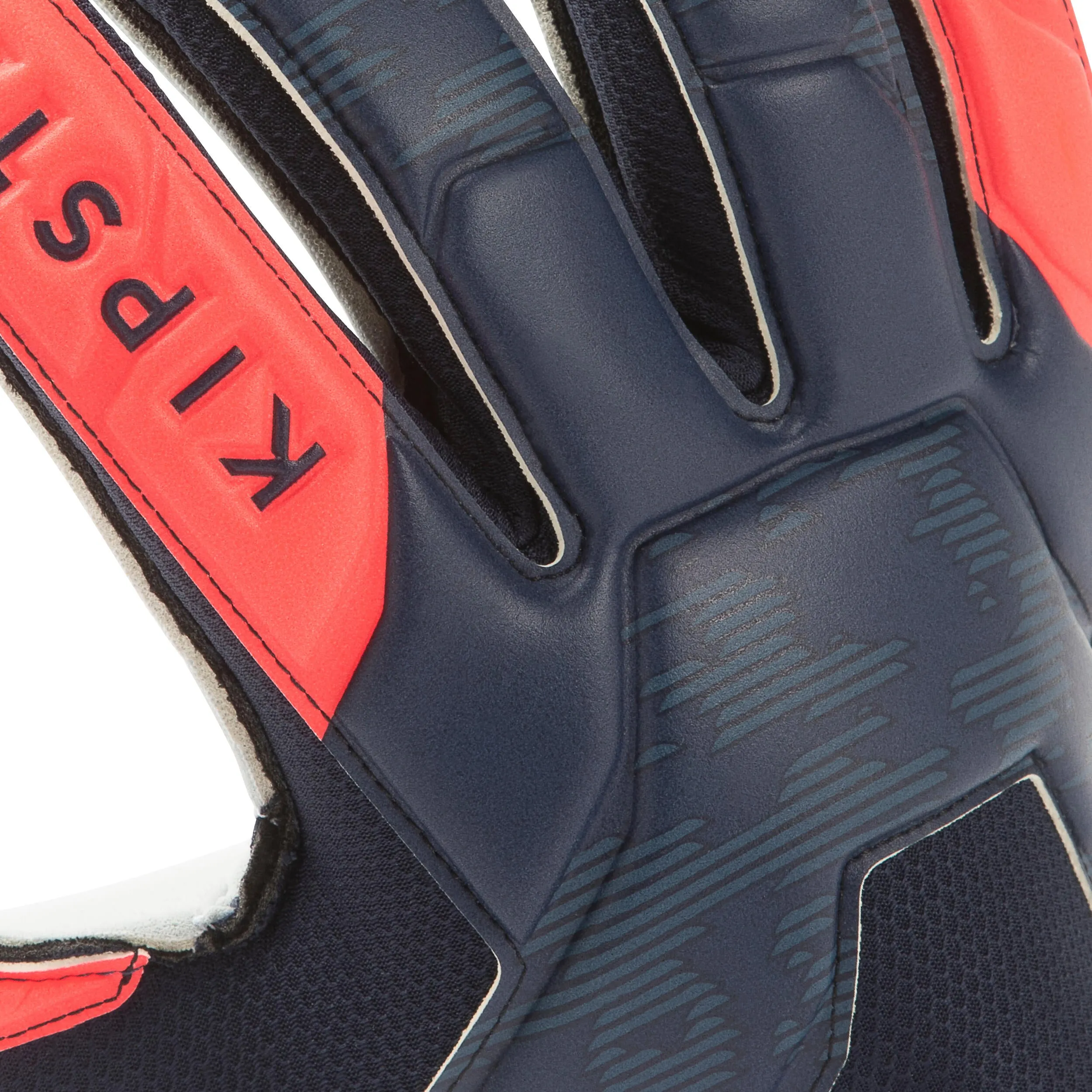 Goalkeeper gloves Kipsta F500 women/men, dark blue/pink