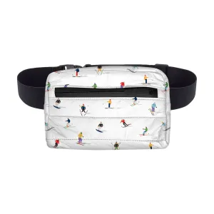 Hi Love Dancing Skiers Fanny Pack