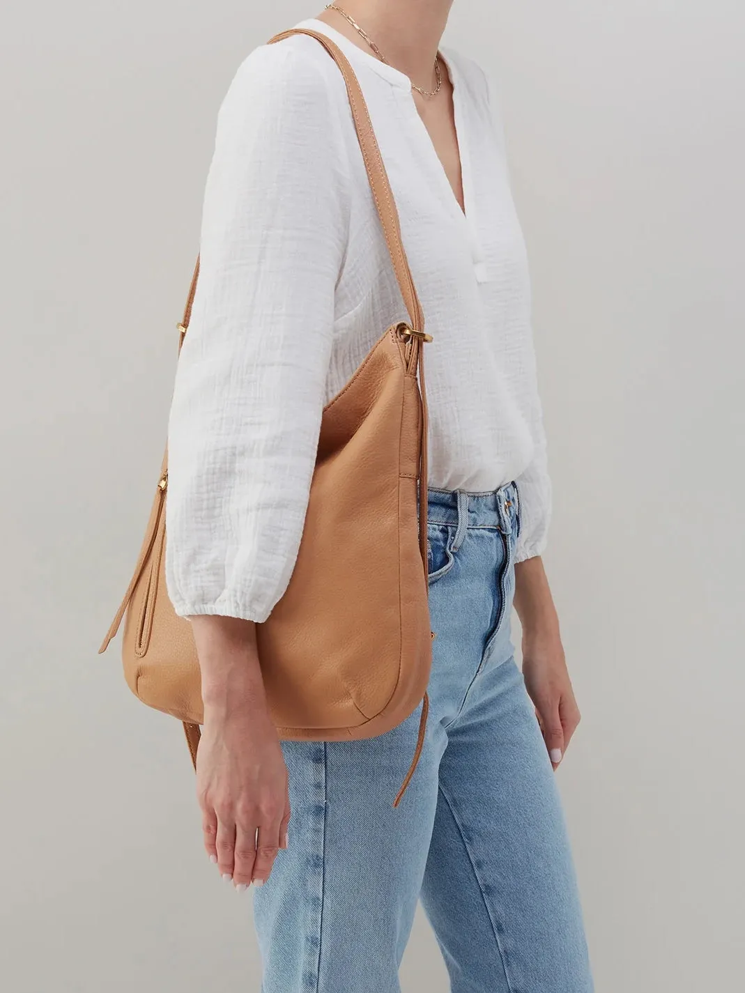 HOBO Merrin Convertible Backpack: Pebbled Leather