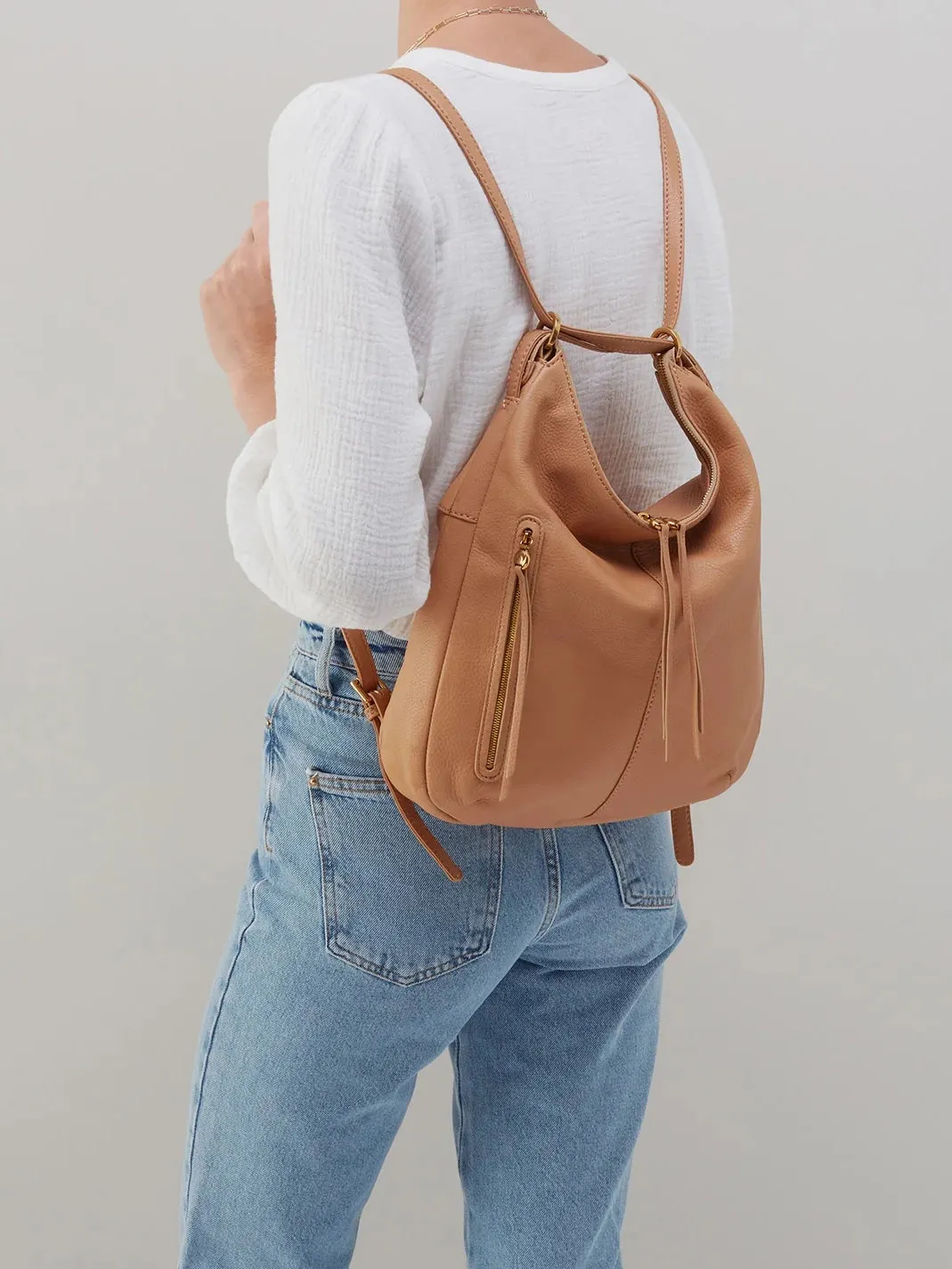 HOBO Merrin Convertible Backpack: Pebbled Leather