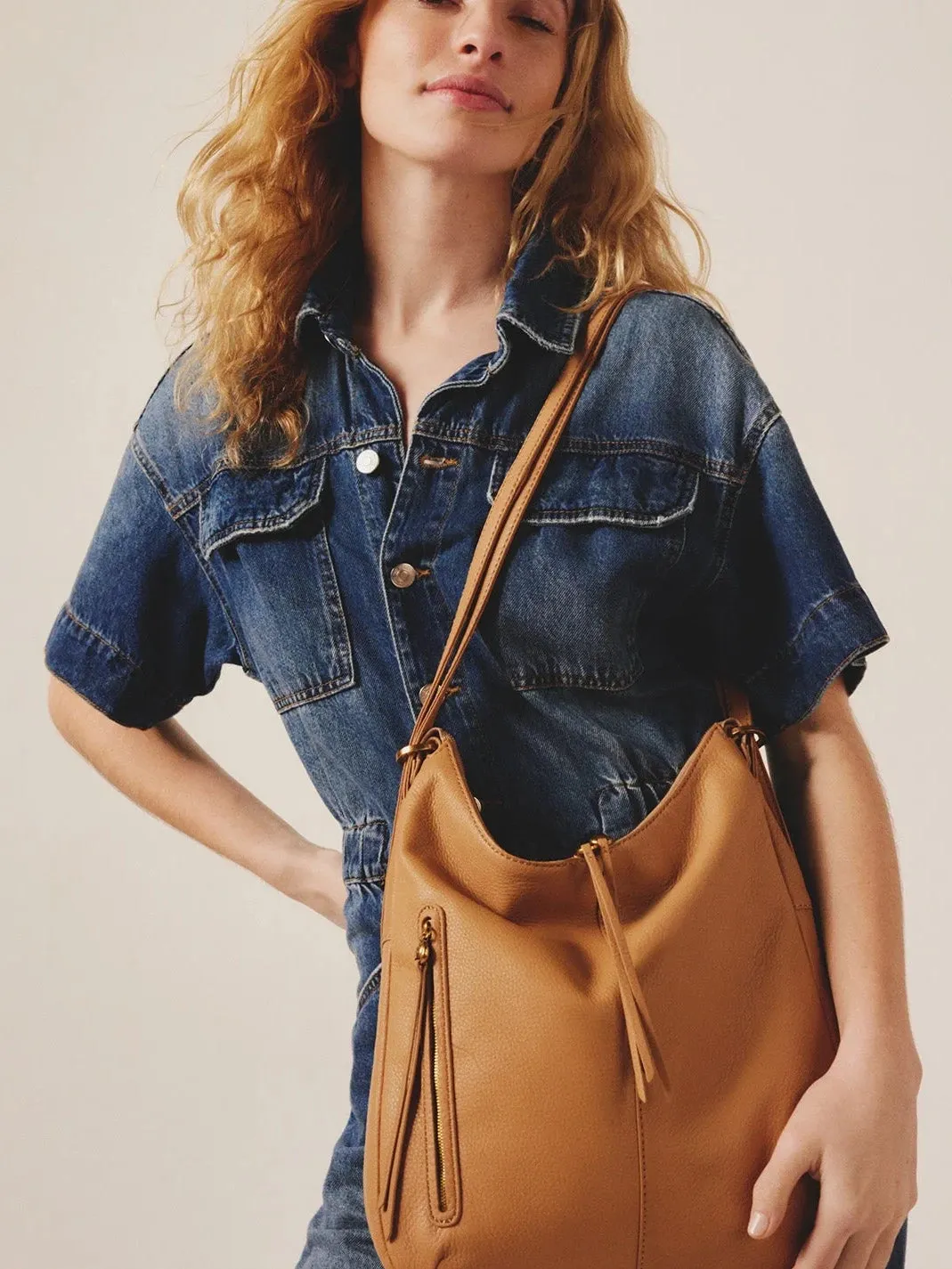 HOBO Merrin Convertible Backpack: Pebbled Leather