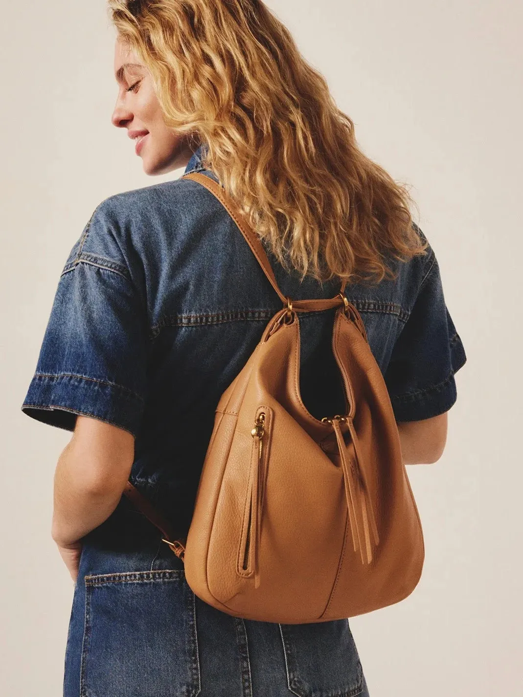 HOBO Merrin Convertible Backpack: Pebbled Leather