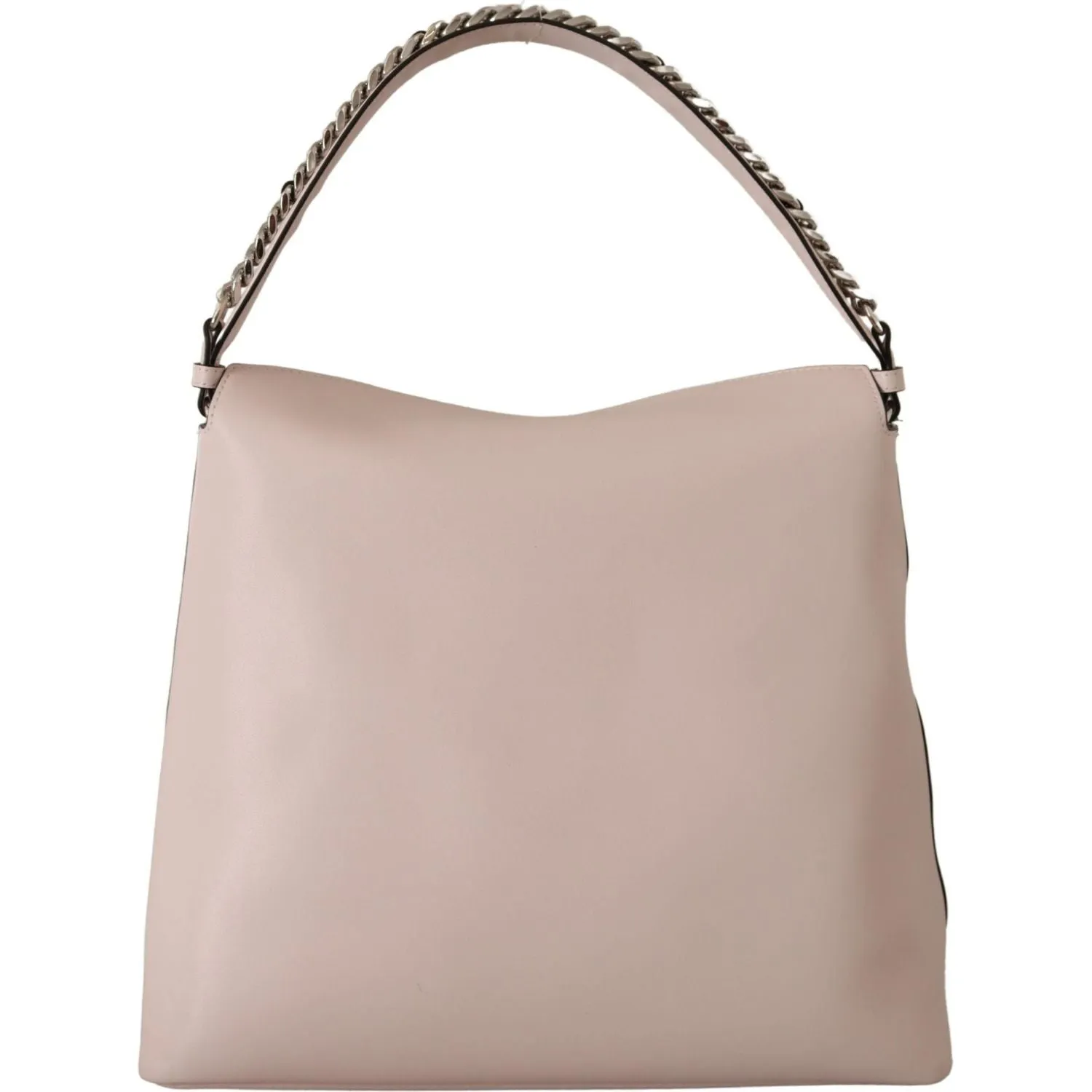 Karl Lagerfeld Elegant Mauve Chalk Leather Shoulder Bag