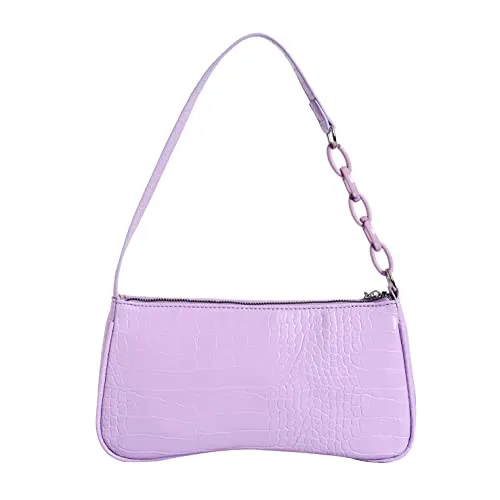 Lino Perros women fancy shoulder bag (PURPLE)