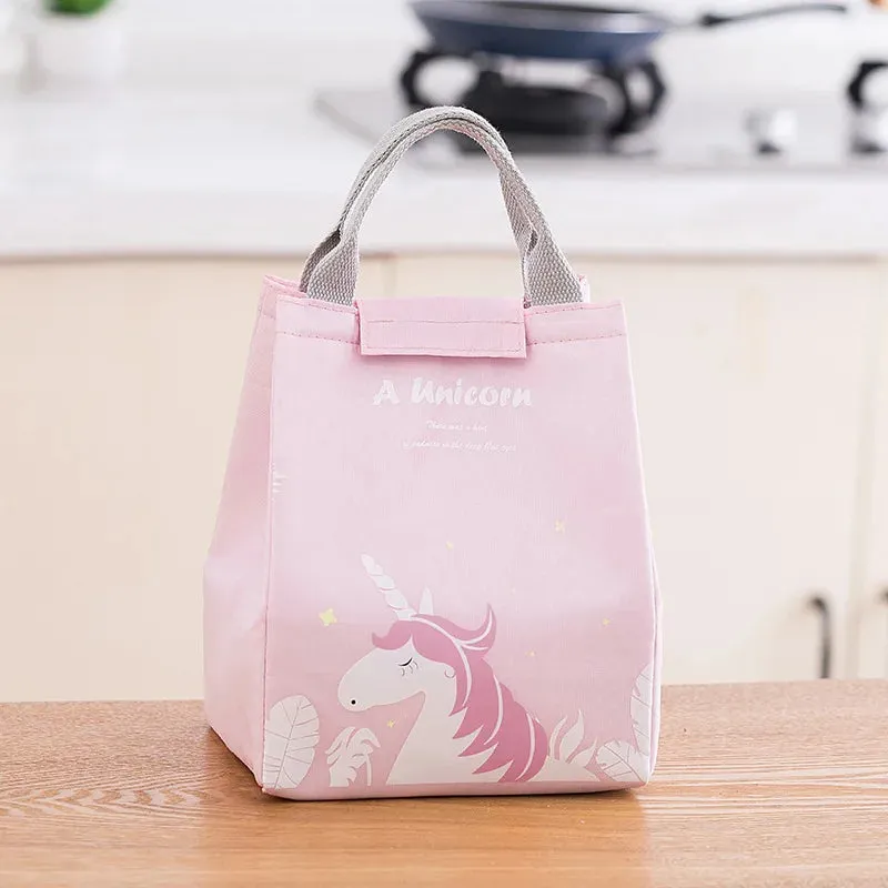 Portable Insulated Lunch Bag for Women & Kids