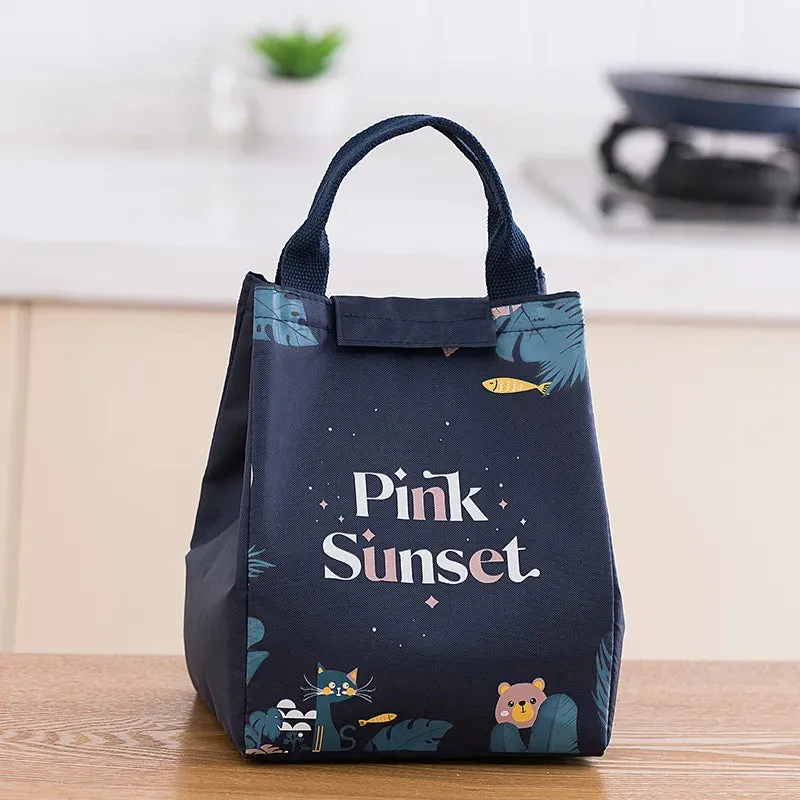 Portable Insulated Lunch Bag for Women & Kids