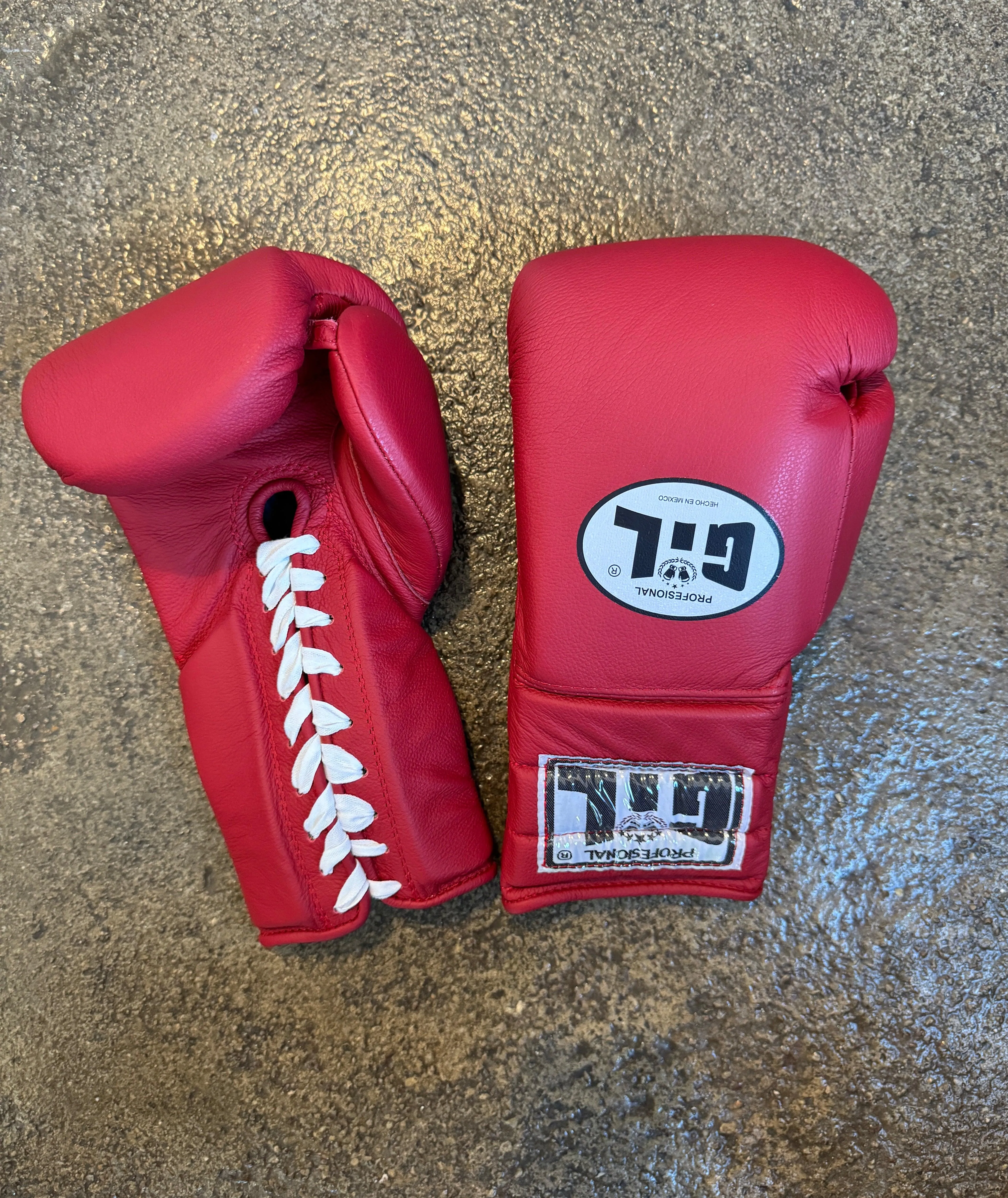 Professional Gil Boxing Gloves Lace Up