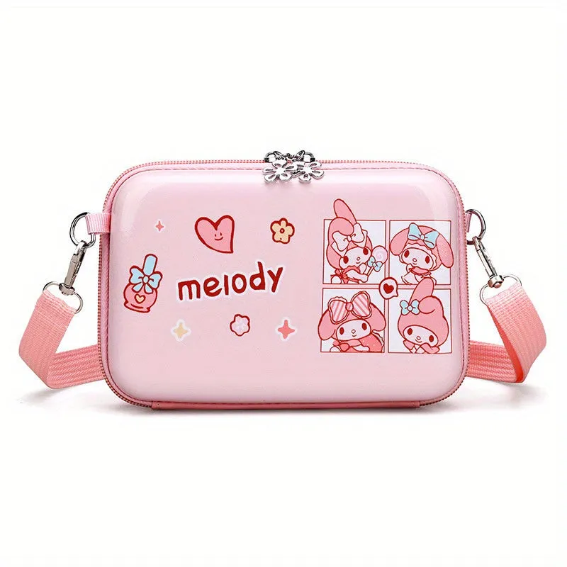 Quirky Cartoon Crossbody Bag - Adorable Phone Purse with Secure Square Compartment - Adjustable Strap for Effortless Daily Style