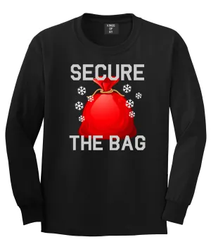 Secure The Bag Hiphop Christmas Mens Long Sleeve T-Shirt