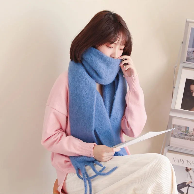 Soft Warm Cozy Elegant Stylish Trendy Classic Comfortable Knitted Scarf