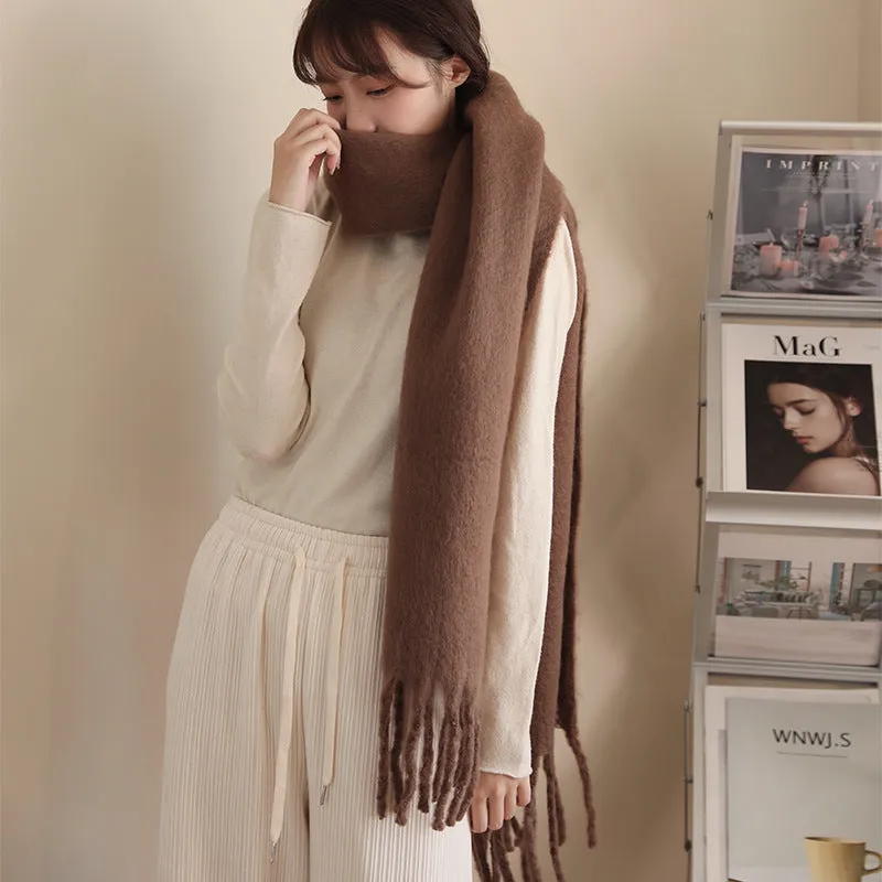 Soft Warm Cozy Elegant Stylish Trendy Classic Comfortable Knitted Scarf