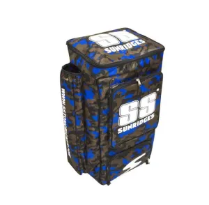 SS Camo Duffel Cricket Kit Bag - Blue