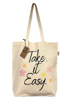 Take it Easy Recycled Tote Bag