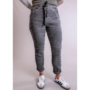 Tempo Paris Vegan Suede Jogger Pant