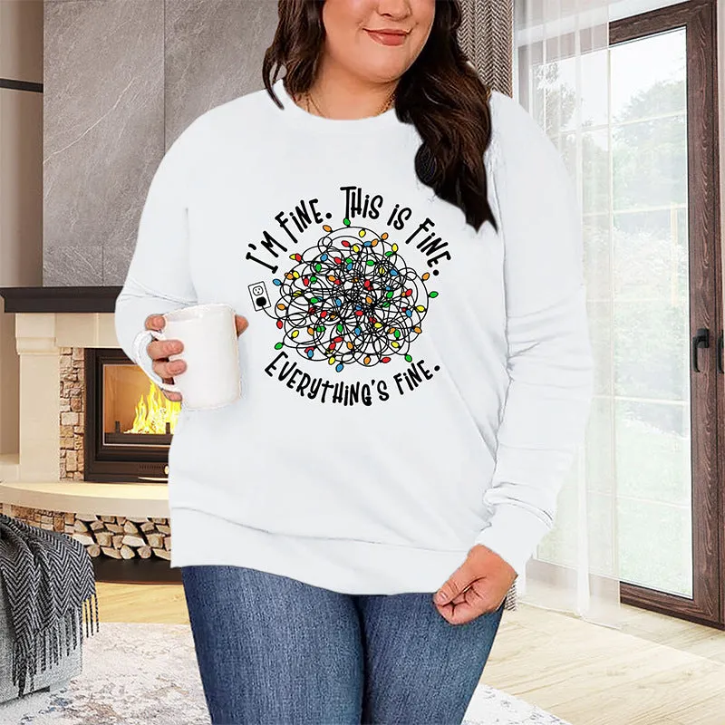 Trendy Women’s Halloween Sweatshirt – Stylish Round Neck & Comfortable Polyester Fiber